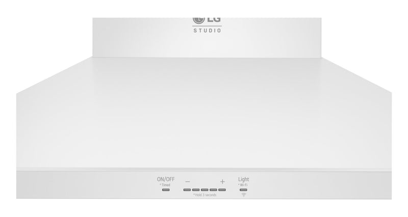 LG Studio 30\" 600 CFM Smart Wall-Mount Chimney Hood - Essence White - LSHD3080N