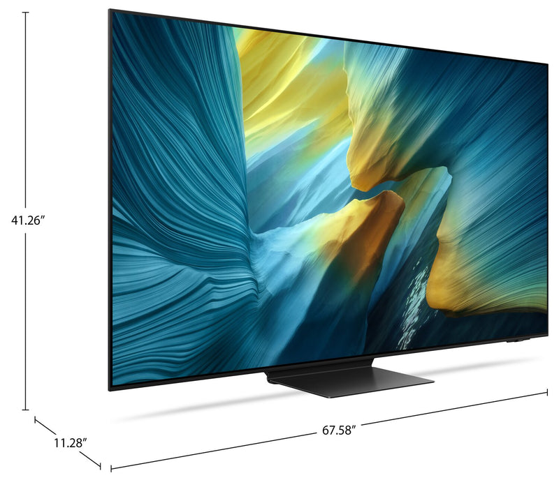SAMSUNG 77\" S95F OLED AI 4K UHD Smart Tizen OS TV (QN77S95FAFXZC) - 2025 Model
