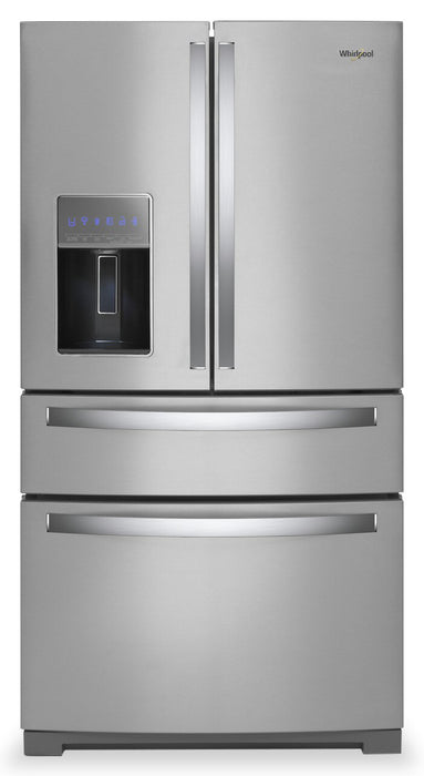 Whirlpool 36\" 26 Cu. Ft. French-Door Refrigerator - Fingerprint Resistant Stainless Steel - WRMF7736PZ