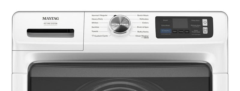 Maytag 5.8 Cu. Ft. Pet Pro Smart Front-Load Washer - White - MFW7020RW