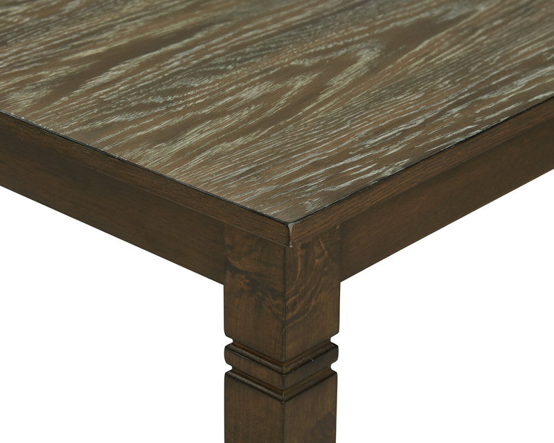 Devon Dining Table, Wood, 60\"W - Dark Brown
