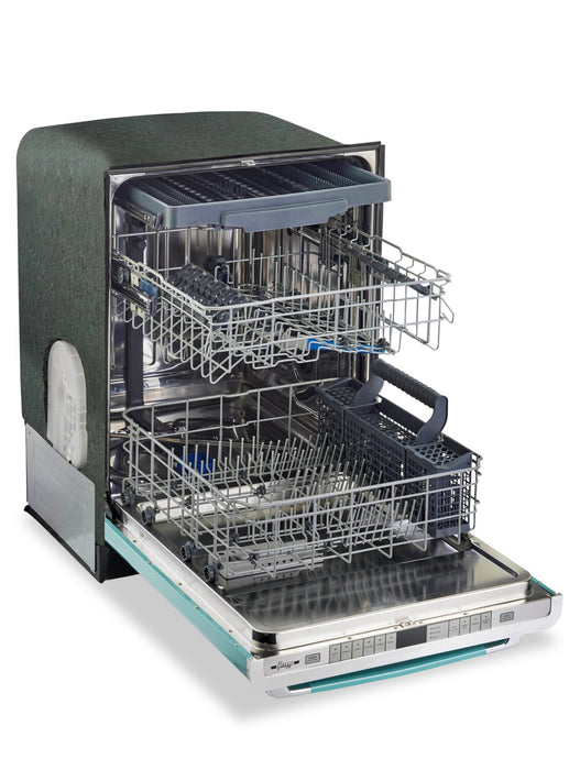 Classic Retro by Unique 24\" 45 dBA Top-Control Dishwasher - Ocean Mist Turquoise - UGP-24CR DW T