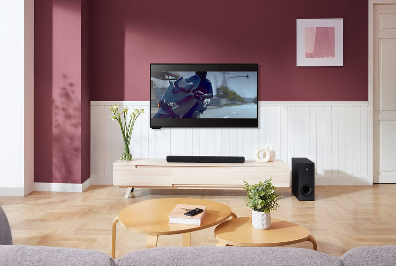 YAMAHA 200 W Dolby Atmos Soundbar with External Subwoofer (SR-B40A)