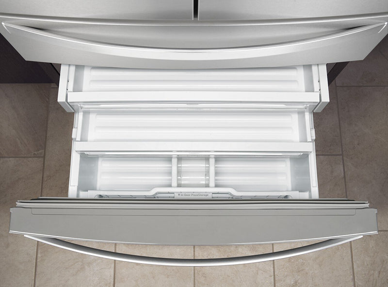 Whirlpool 36\" 26 Cu. Ft. French-Door Refrigerator - Fingerprint Resistant Stainless Steel - WRMF7736PZ
