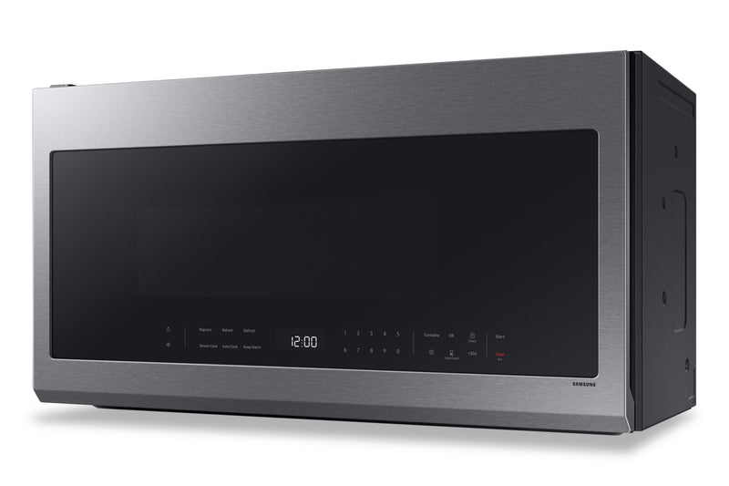 Samsung 2.1 Cu. Ft. Over-the-Range Microwave with 400 CFM and LED Display - Stainless Steel - ME21DG6300SRAC