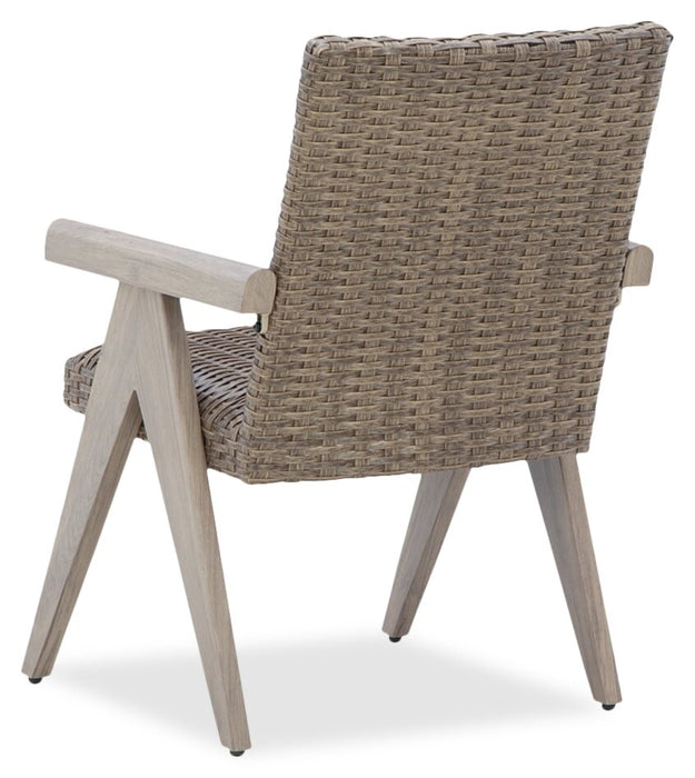 Muskoka Outdoor Patio Set of 2 Chairs - Resin Wicker, UV & Weather Resistant - Beige
