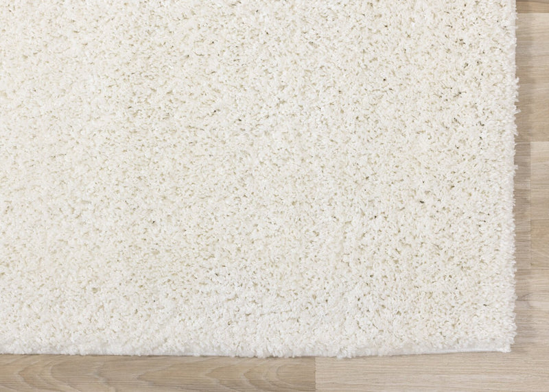 Pascal Cream Shag Area Rug - 5'3\" x 7'7\"
