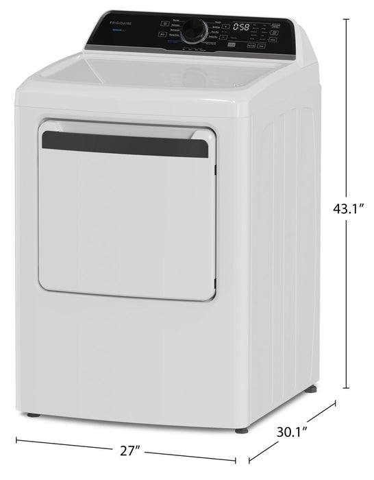 Frigidaire 7 Cu. Ft. Electric Dryer - White - FLVE752CBW
