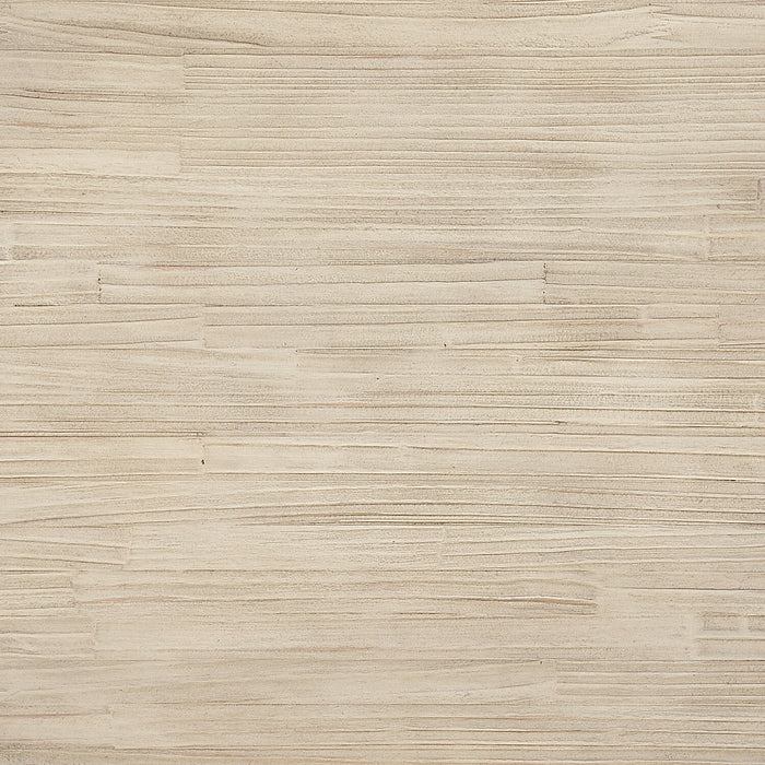 Saxon 38\" Modern Round Coffee Table with Shelf - Natural and Vintage Nickel