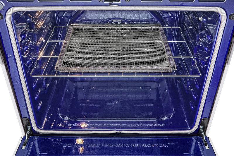 LG Studio 6.3 Cu. Ft. InstaView® Smart Gas Range with Air Fry - Essence White - LSGS6338N