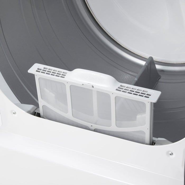 LG 7.3 Cu. Ft. Electric Dryer with AI Sensing and ThinQ® - Alpine White - DLE8200CW