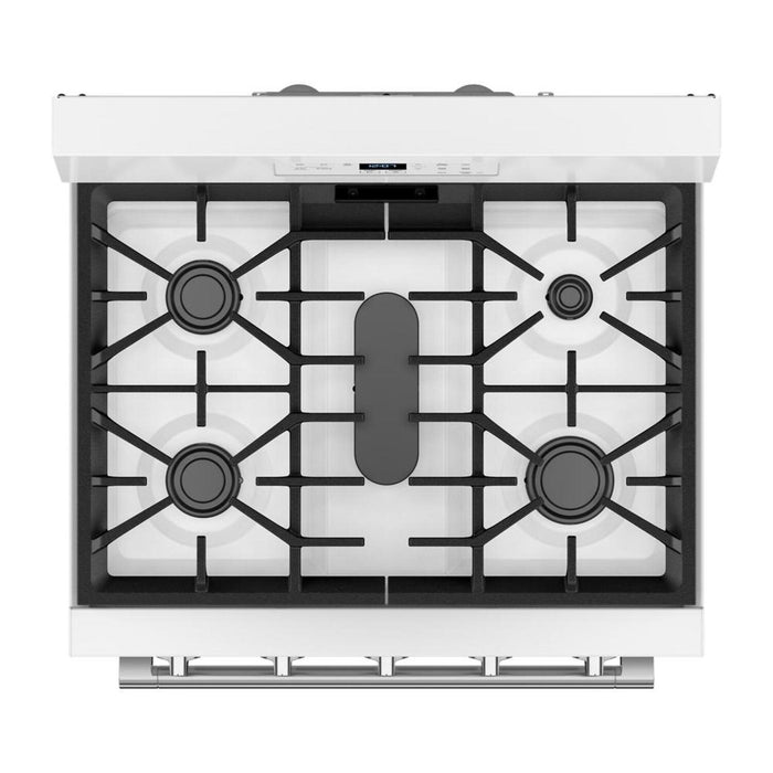 Maytag 5 Cu. Ft. Convection Gas Range with No Preheat Air Fry - White - MFGS6030RW