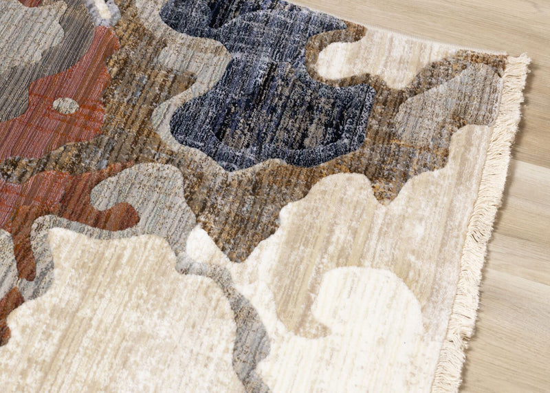 Janey Multi-Colour Area Rug - 5'3\" x 7'10\"