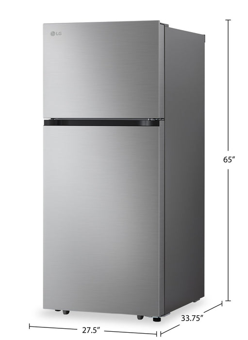 LG 28\" 18 Cu. Ft. Garage-Ready Top-Freezer Refrigerator - Stainless Steel - LT18S2100S