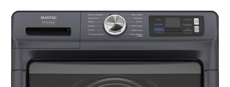 Maytag 5.8 Cu. Ft. Pet Pro Smart Front-Load Washer - Midnight Steel - MFW7020RF