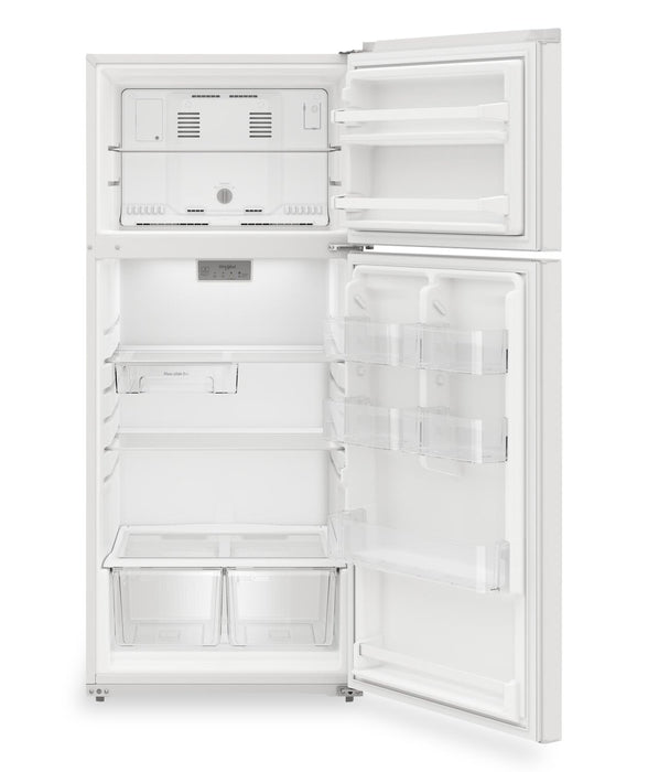 Whirlpool 28\" 16.3 Cu. Ft. Top-Mount Refrigerator - White - WRTX5328PW