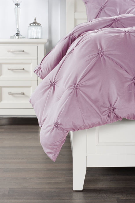 Penelope 2-Piece Twin Comforter Set - Pink