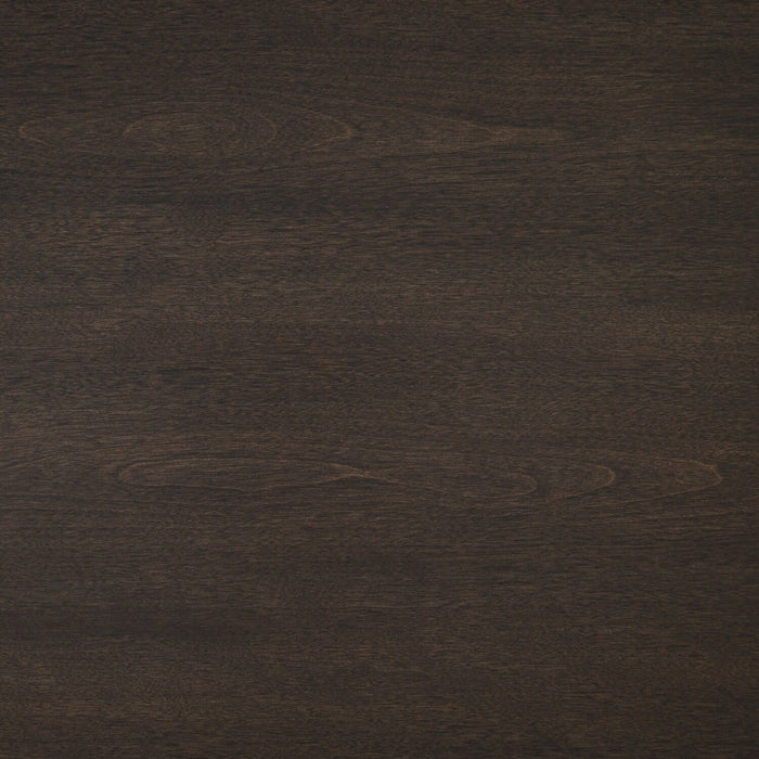 Neeva 36\" Modern Round Coffee Table - Dark Brown Birch