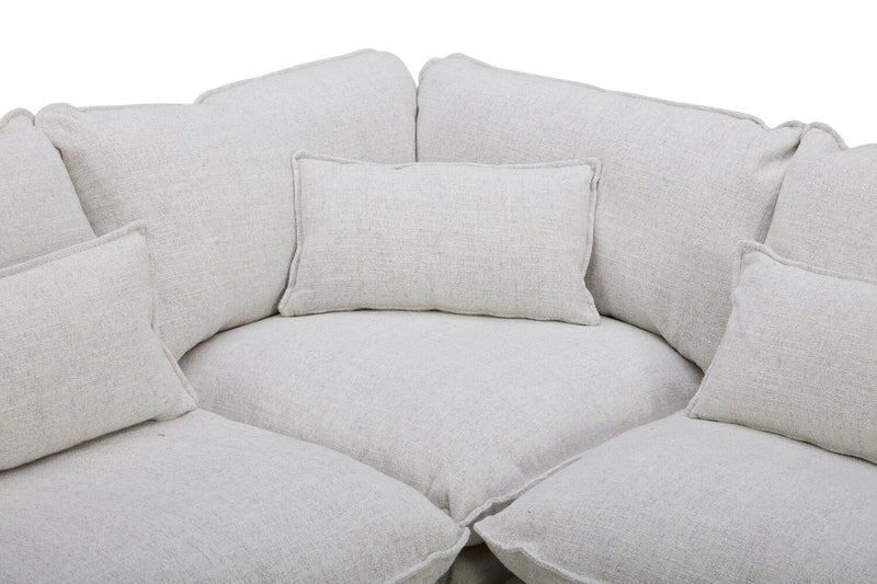 Monaco 4-Piece Sectional - Wheat