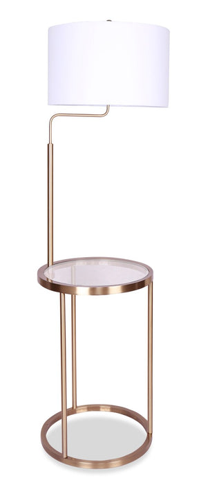 Mabel 57\" Brass Metal Floor Lamp
