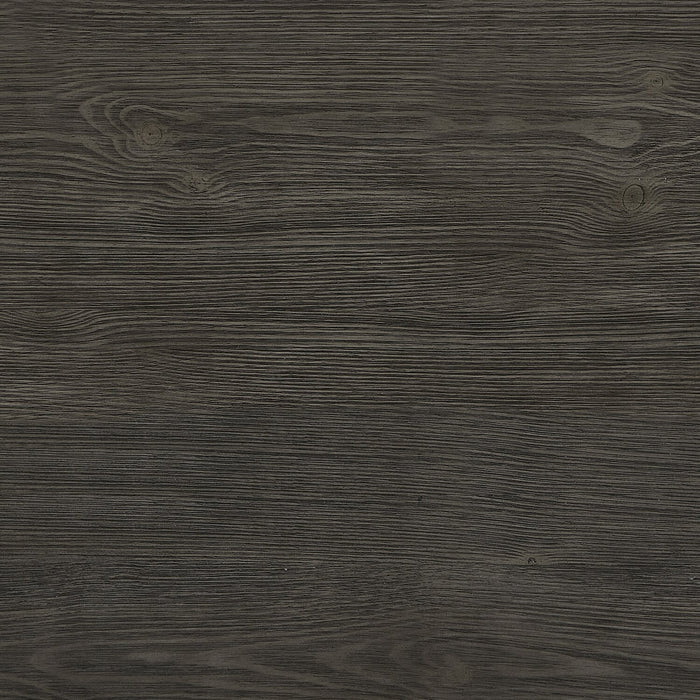 London 42\" Industrial Coffee Table – Grey Wood Finish and Silvery Metal Legs