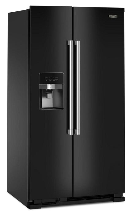 Maytag 36\" 25 Cu. Ft. Side-by-Side Refrigerator - Black - MRSF4036PB