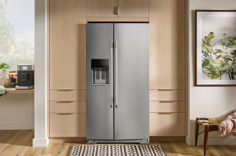 KitchenAid 36\" 21 Cu. Ft. Counter-Depth Refrigerator – Fingerprint Resistant Stainless Steel - KRSC536RPS