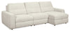Scott Living Elevate Modular 3-Piece Right-Facing Chenille Fabric Power Sliding Sectional - Taupe