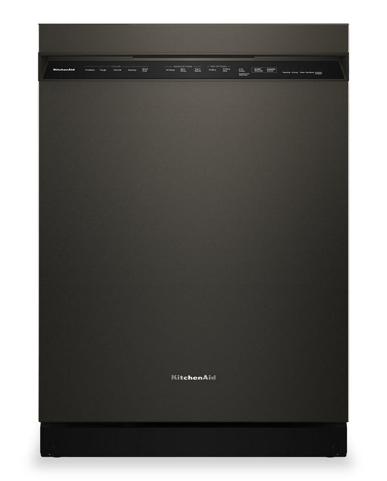 KitchenAid 24\" 41 dBA Dishwasher with Third Level Jet Rack – Black Ore - KDFS324SBE