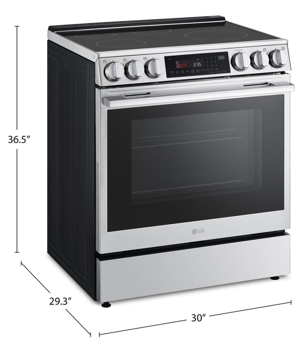 LG 6.3 Cu. Ft. Smart Induction Slide-In Range with Air Fry - LSIL6336XE