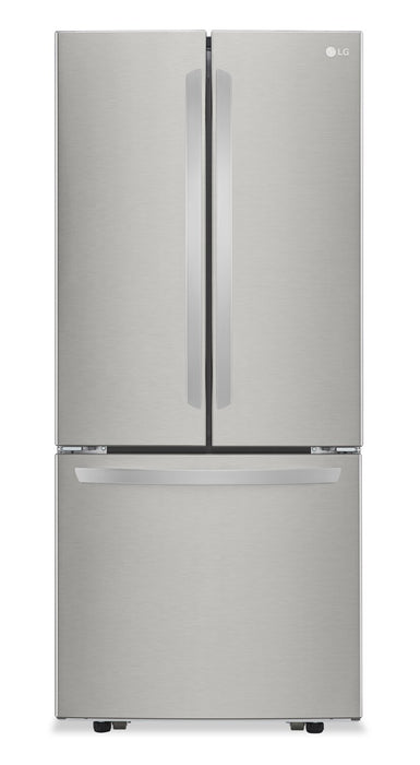 LG 30\" 21.8 Cu. Ft. French Door Standard-Depth Refrigerator - Stainless Steel - LFCS22520S