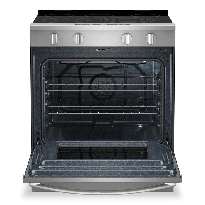 Whirlpool 30\" 5.3 Cu. Ft. Electric Range with Air Cooking – Fingerprint Resistant Stainless Steel - YWSES5030SZ
