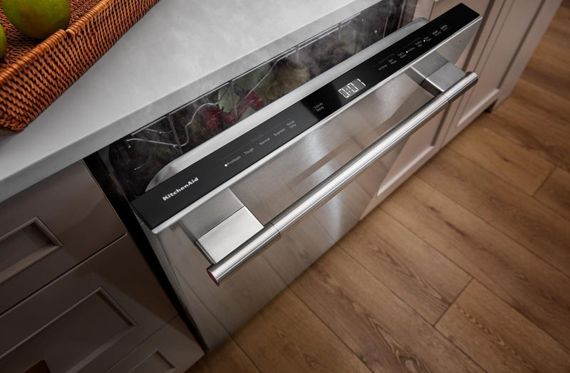 KitchenAid 24\" 44 dBA Dishwasher with 360° Max Jets™ Third Rack – PrintShield Stainless - KDPS724SPS