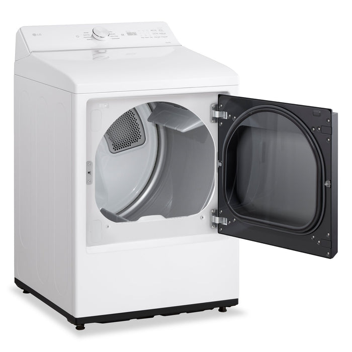 LG 7.3 Cu. Ft. Electric Dryer with AI Sensing and ThinQ® - Alpine White - DLE8200CW