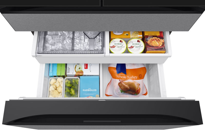 Samsung 36\" 29 Cu. Ft. Bespoke French-Door Refrigerator with AI Home Screen - RF90F29BECRAA