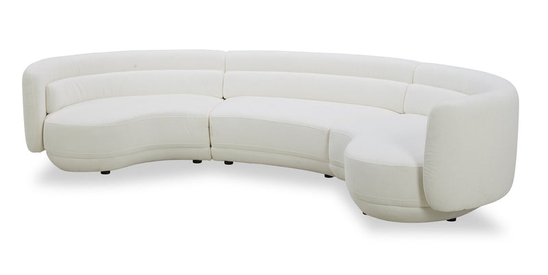 Davvero 3-Piece Sectional - Ivory
