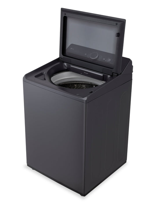 LG 6.1 Cu. Ft. Smart Top-Load High-Efficiency Washer - Black Steel - WT8405CB
