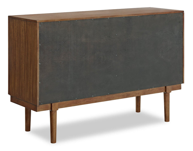 Ember Dining Server with Storage & Drawers, 56\"W - Brown
