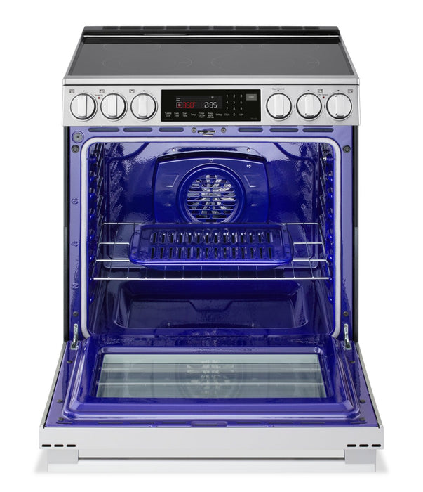 LG 6.3 Cu. Ft. Smart Electric Range with Air Fry – Fingerprint Resistant Stainless Steel - LSEL6337XE