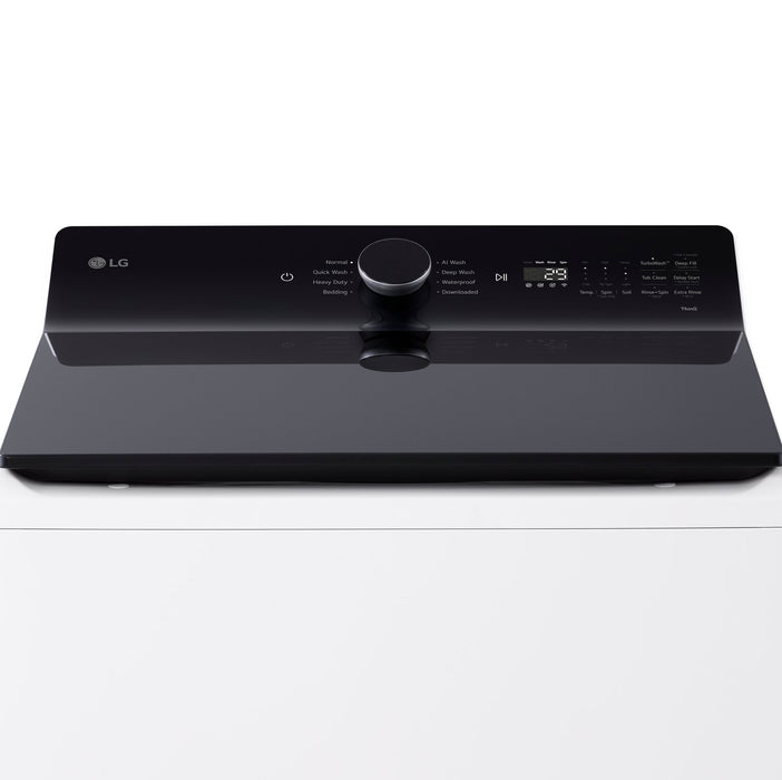 LG 6.3 Cu. Ft. Smart Top-Load High-Efficiency Washer - White - WT8400CW