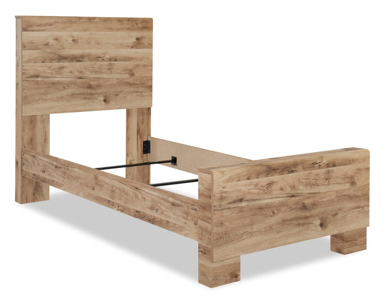 Derekson Panel Headboard for Kids, Natural - Twin Size