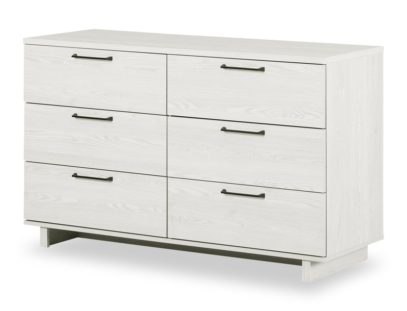 Everley 6-Drawer Dresser, 51.25\"W - White