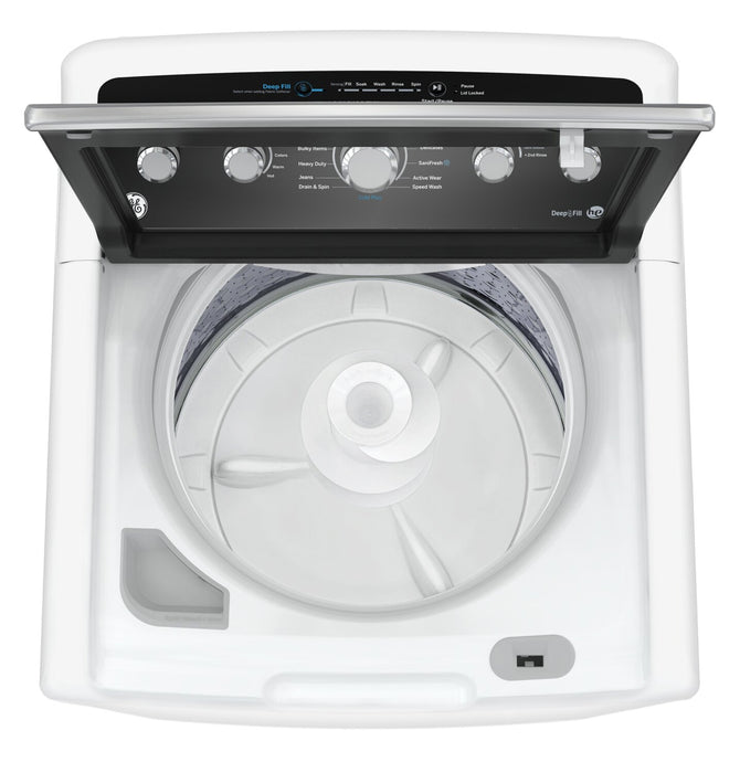 GE 4.9 Cu. Ft. Top Load Agitator Washer - White - GTW491BMRWS