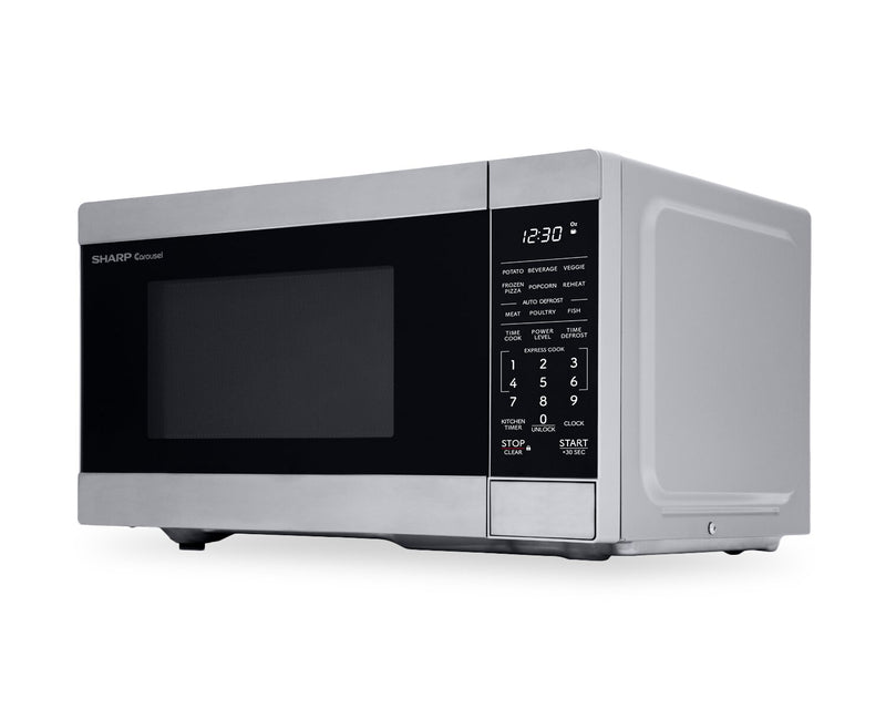 Sharp 0.9 Cu. Ft. Carousel® Countertop Microwave - Stainless Steel - SMC0962KSC