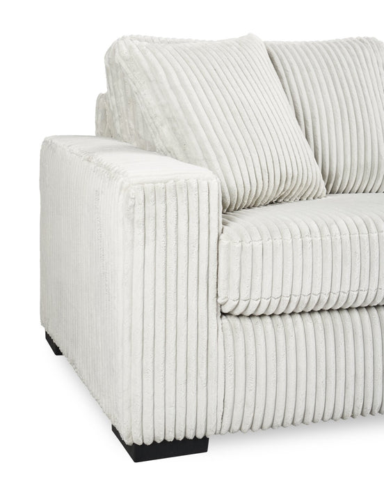 Willow 87\" Light Grey Fabric Sofa with Track Arms and Reversible Seat and Back Cushions