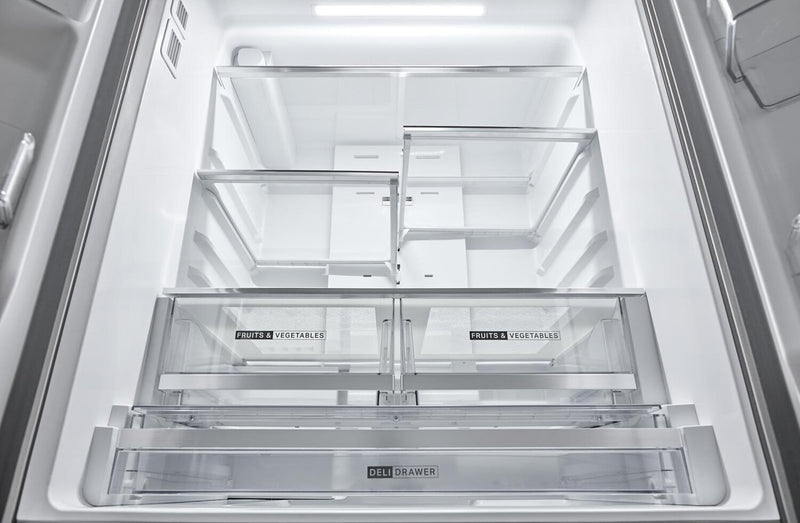 Whirlpool 36\" 30 Cu. Ft. French-Door Refrigerator with Dual Ice Makers - Stainless Steel - WRFF3736SZ