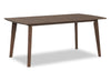Rain Dining Table, 72\"W - Brown