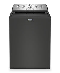 Maytag 5.4 Cu Ft. Top Load Agitator Washer with Pet Pro Option – Volcano Black - MTW5605RU