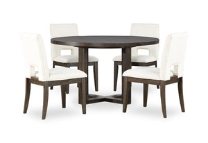 Zelda 5pc Dining Set with Table & 4 Chairs, 52