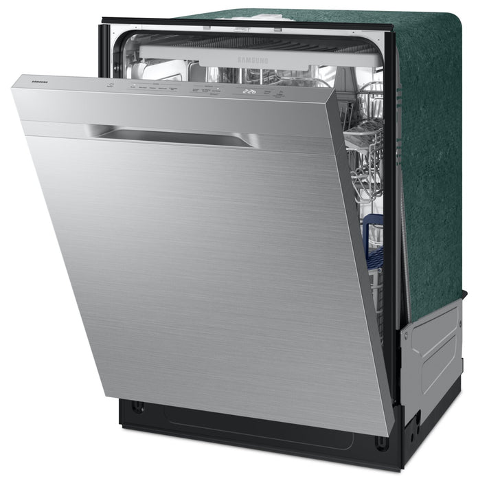 Samsung 24\" 48 dBA 5500 Series Top-Control Dishwasher with Third Rack - DW80DG5500SRAA